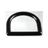 1 inch black cast D ring thumbnail