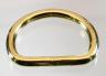 D ring brass plated