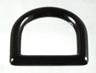 Shiny black Cast D ring